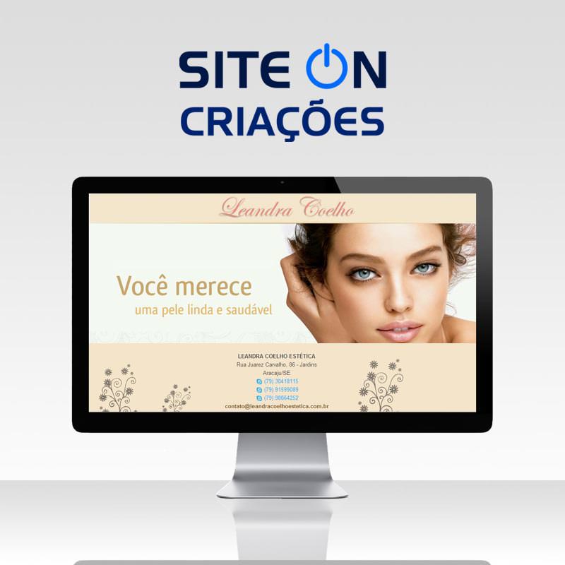 portfolio monitor webdesign leandracoelhoestetica