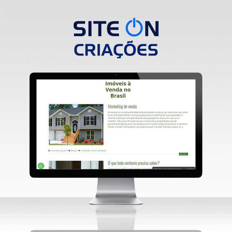 portfolio monitor webdesign Brasil terra imoveis