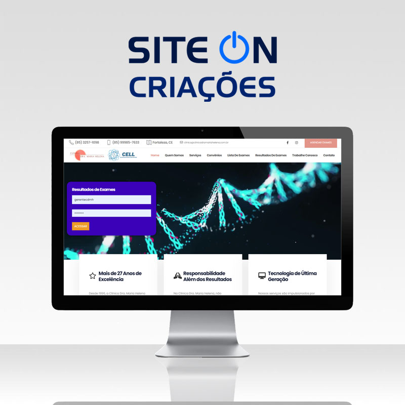 portfolio monitor webdesign clinicadramariahelena